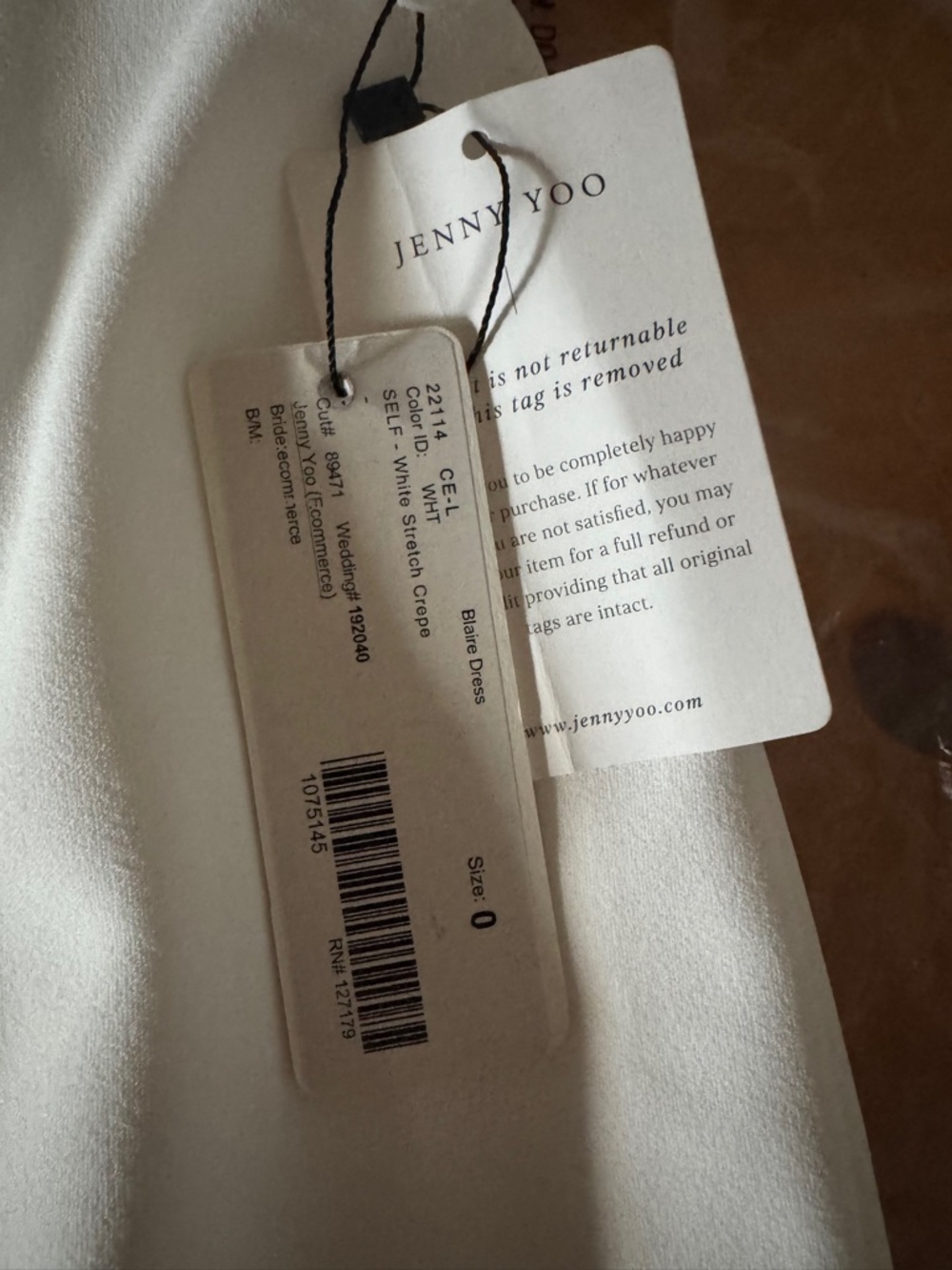 Jenny Yoo, Wedding Dress, Midi, White, Blaire, Women's 0 - Picture 4 of 15